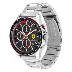 SCUDERIA FERRARI PILOTA EVO TURBO Chronograph Black Round Dial Men's Watch - 0830852