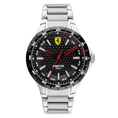SCUDERIA FERRARI PISTA Analog Black Round Dial Men's Watch - 0830864