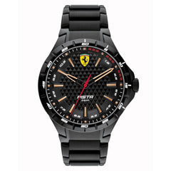 SCUDERIA FERRARI PISTA Analog Black Round Dial Men's Watch - 0830866