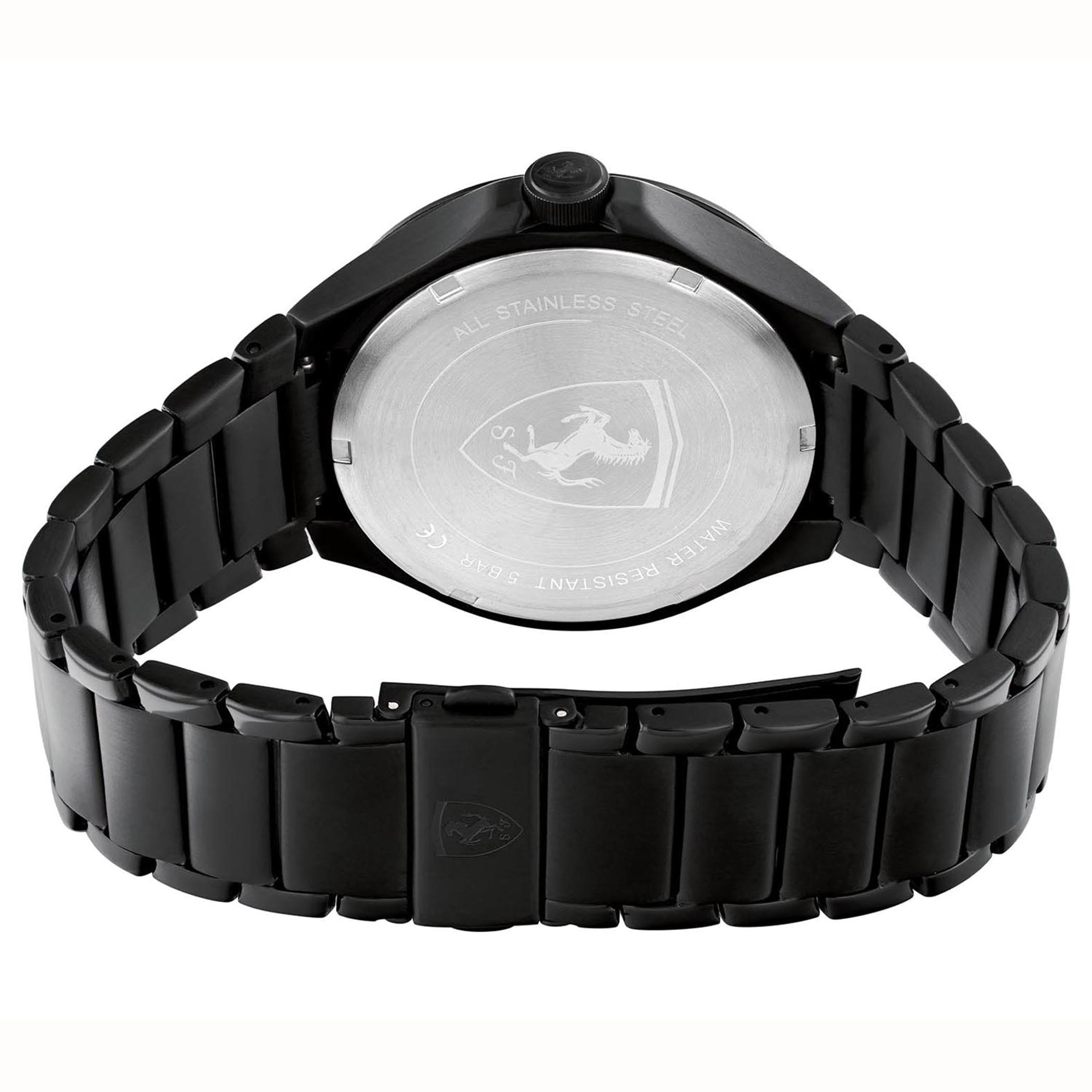 SCUDERIA FERRARI PISTA Analog Black Round Dial Men's Watch - 0830866