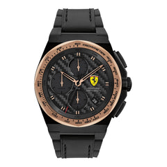 SCUDERIA FERRARI ASPIRE Chronograph Black Round Dial Men's Watch - 0830867