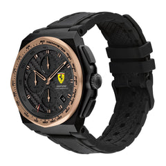 SCUDERIA FERRARI ASPIRE Chronograph Black Round Dial Men's Watch - 0830867