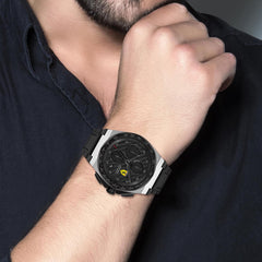 SCUDERIA FERRARI ASPIRE Chronograph Black Round Dial Men's Watch - 0830868