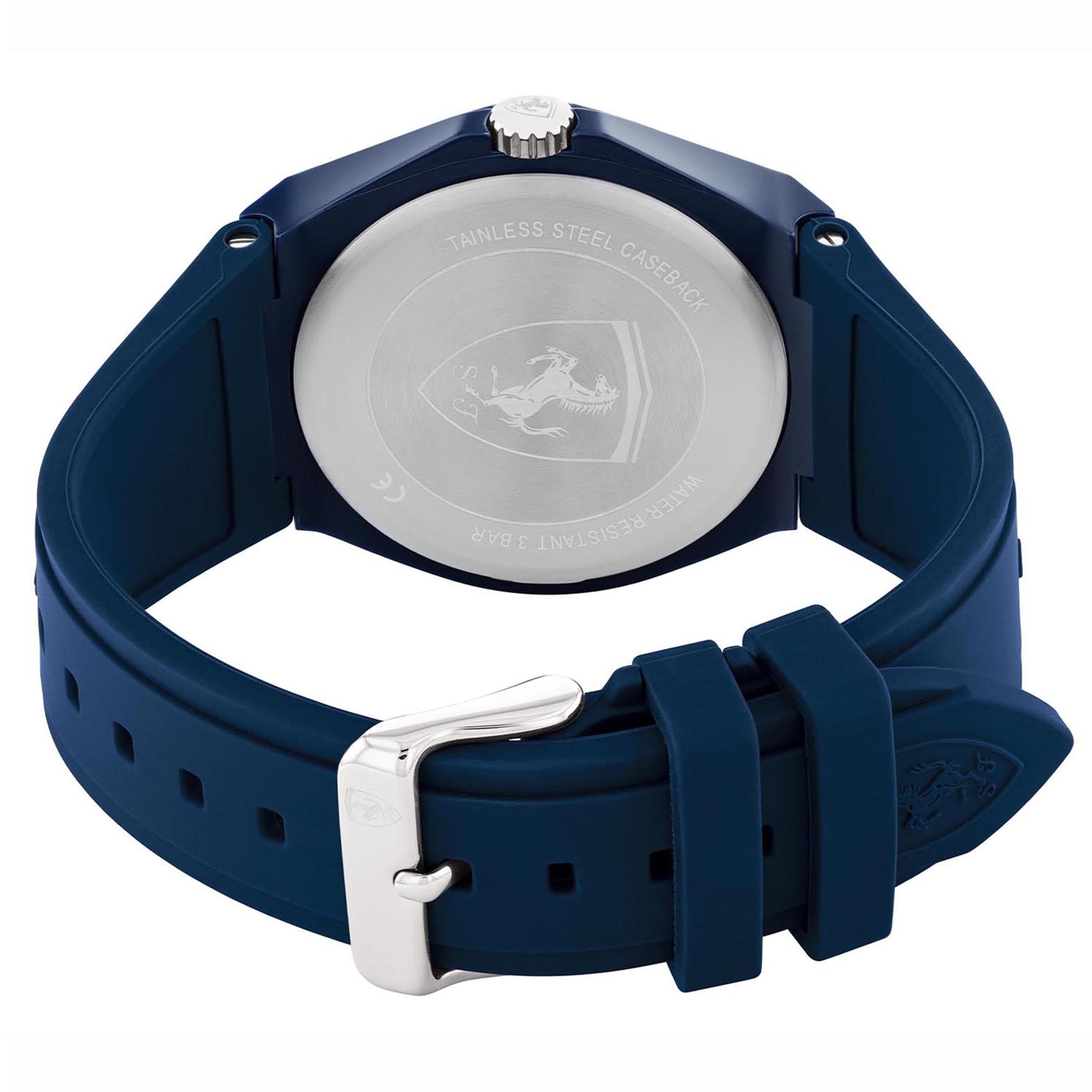 SCUDERIA FERRARI ASPIRE Multifunction Blue Round Dial Men's Watch - 0830869