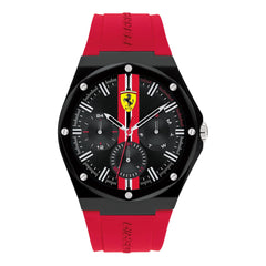 SCUDERIA FERRARI ASPIRE Multifunction Black Round Dial Men's Watch - 0830870