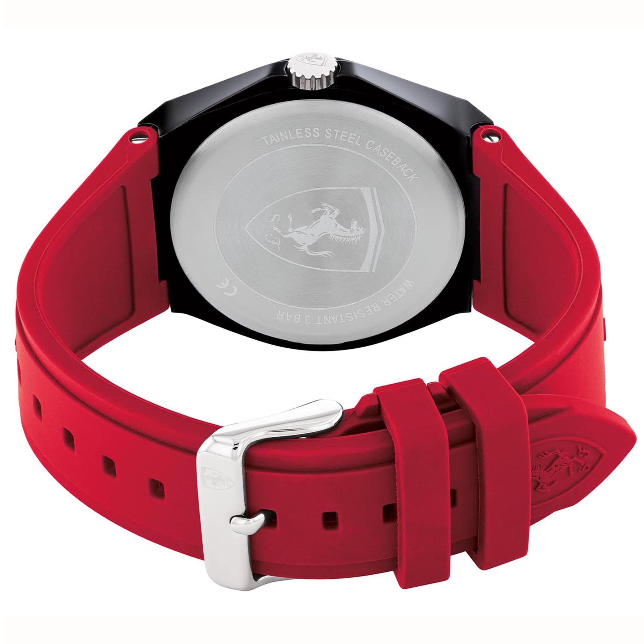 SCUDERIA FERRARI ASPIRE Multifunction Black Round Dial Men's Watch - 0830870