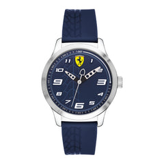 SCUDERIA FERRARI PITLANE Quartz Blue Round Dial Unisex Watch- 0840020