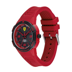 SCUDERIA FERRARI APEX Quartz Black Round Dial Unisex Watch- 0840033