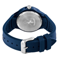 SCUDERIA FERRARI PISTA Quartz Blue Round Dial Unisex Watch- 0840039