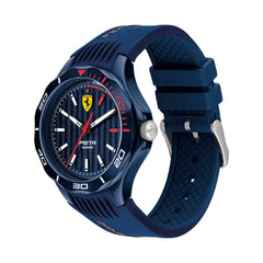 SCUDERIA FERRARI PISTA Quartz Blue Round Dial Unisex Watch- 0840039