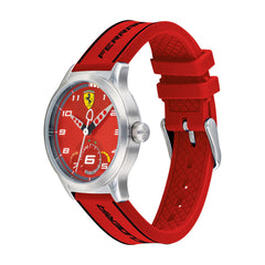 SCUDERIA FERRARI Pitlane Quartz Red Round Dial Kid's Watch - 0860004