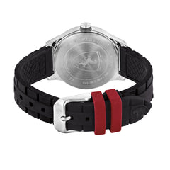 SCUDERIA FERRARI PITLANE Quartz Black Round Dial Unisex Watch- 0860012