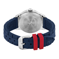 SCUDERIA FERRARI PITLANE Quartz Blue Round Dial Unisex Watch- 0860015