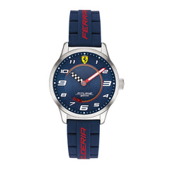 SCUDERIA FERRARI PITLANE Quartz Blue Round Dial Unisex Watch- 0860015
