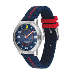 SCUDERIA FERRARI PITLANE Quartz Blue Round Dial Unisex Watch- 0860015