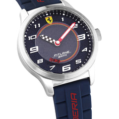 SCUDERIA FERRARI PITLANE Quartz Blue Round Dial Unisex Watch- 0860015
