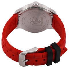 SCUDERIA FERRARI PITLANE Quartz Red Round Dial Unisex Watch with Additional Strap- 0860016