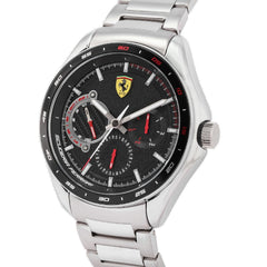 SCUDERIA FERRARI SPEEDRACER Multifunction Black Round Dial Men's Watch with Car - 0870037