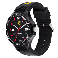 SCUDERIA FERRARI PISTA Analog Black Round Dial Pair Watch - 0870047