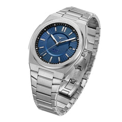 ZINVO RIVAL MARINE Quartz Blue Round Dial Men's Watch - 100-02