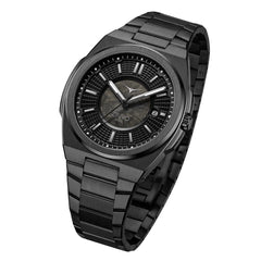 Zinvo RIVAL VENOM Quartz MOP Round Dial Watch with Additional Strap For Men's- 100-09