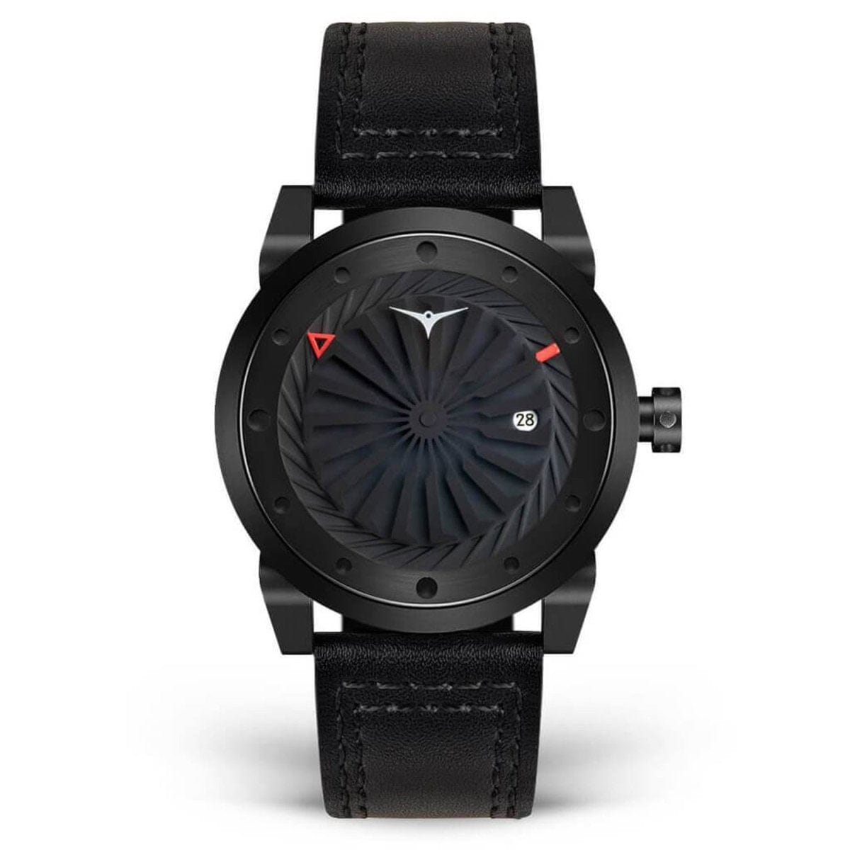 ZINVO BLADE PHANTOM Analog Black Turbine Round Dial Men's Watch - 127