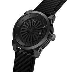 ZINVO BLADE VENOM Analog Black Turbine Round Dial Men's Watch - 131