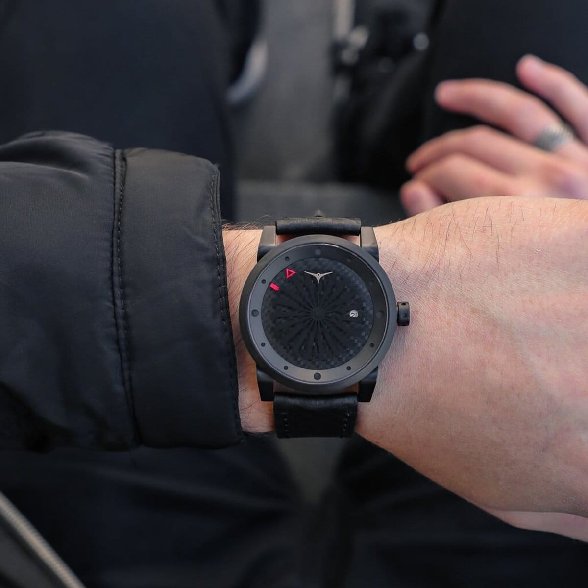 ZINVO BLADE VENOM Analog Black Turbine Round Dial Men's Watch - 131