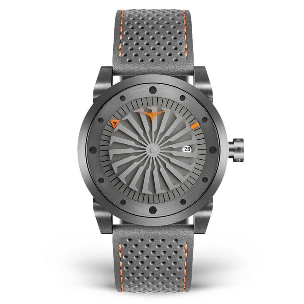 ZINVO BLADE ETHOS Analog Black Turbine Round Dial Men's Watch - 140