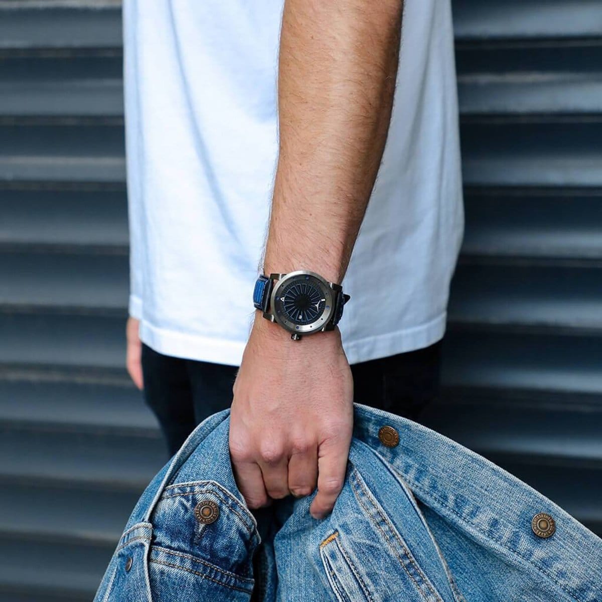 ZINVO BLADE NITRO Analog Black Turbine Round Dial Men's Watch - 141