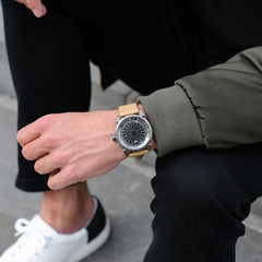 ZINVO BLADE ENCORE Analog Grey Turbine Round Dial Men's Watch - 143