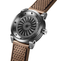 ZINVO BLADE ENCORE Analog Grey Turbine Round Dial Men's Watch - 143