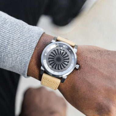 ZINVO BLADE ENCORE Analog Grey Turbine Round Dial Men's Watch - 143