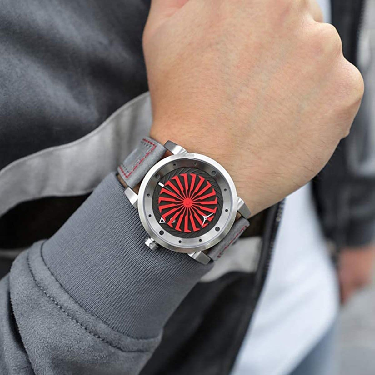 ZINVO BLADE BOLD Analog Grey Turbine Round Dial Men's Watch - 149