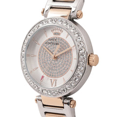 Juicy Couture Luxe Couture Analog Silver Round Dial Women's Watch- 1901230