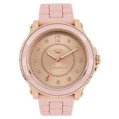 Juicy Couture Hollywood Analog Carnation Gold Round Dial Women's Watch- 1901417