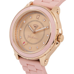 Juicy Couture Hollywood Analog Carnation Gold Round Dial Women's Watch- 1901417