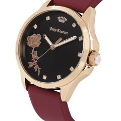 Juicy Couture Jetsetter Analog Black Round Dial Women's Watch- 1901646