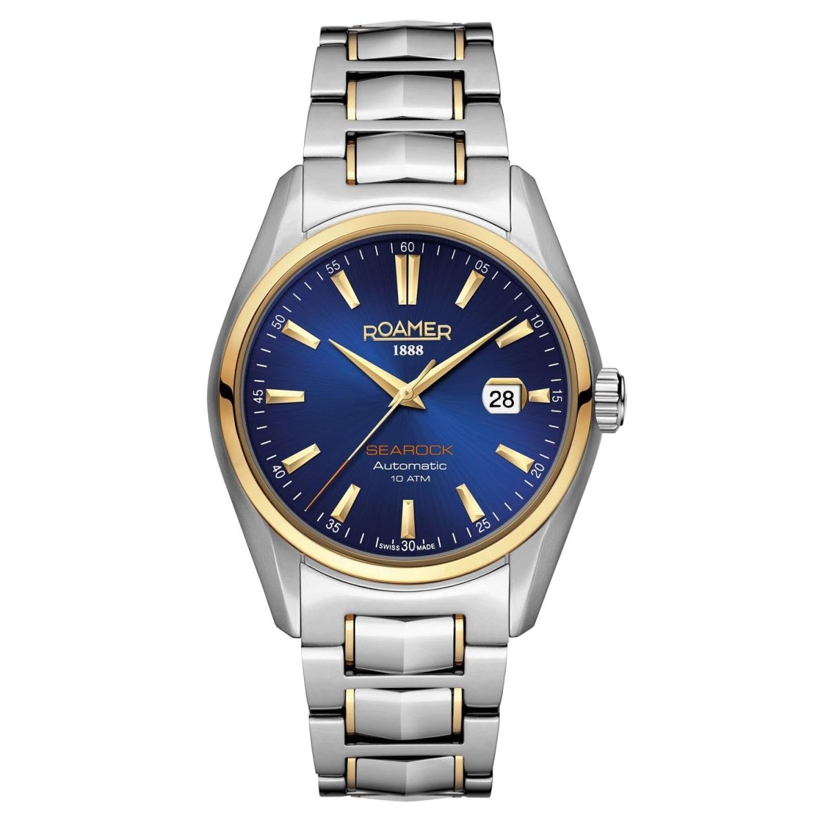 ROAMER Searock Mechanical Automatic Blue Round Dial Men's Watch-210633 47 45 20