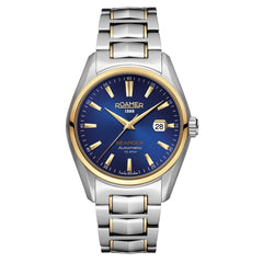 ROAMER Searock Mechanical Automatic Blue Round Dial Men's Watch-210633 47 45 20