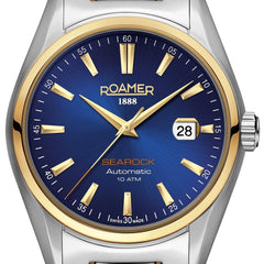ROAMER Searock Mechanical Automatic Blue Round Dial Men's Watch-210633 47 45 20