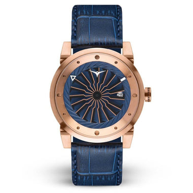 ZINVO BLADE GALAXY Analog Blue Turbine Round Dial Men's Watch - 225