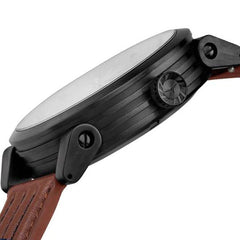 ZINVO BLADE OUTLAW Analog Brown Turbine Round Dial Men's Watch - 245