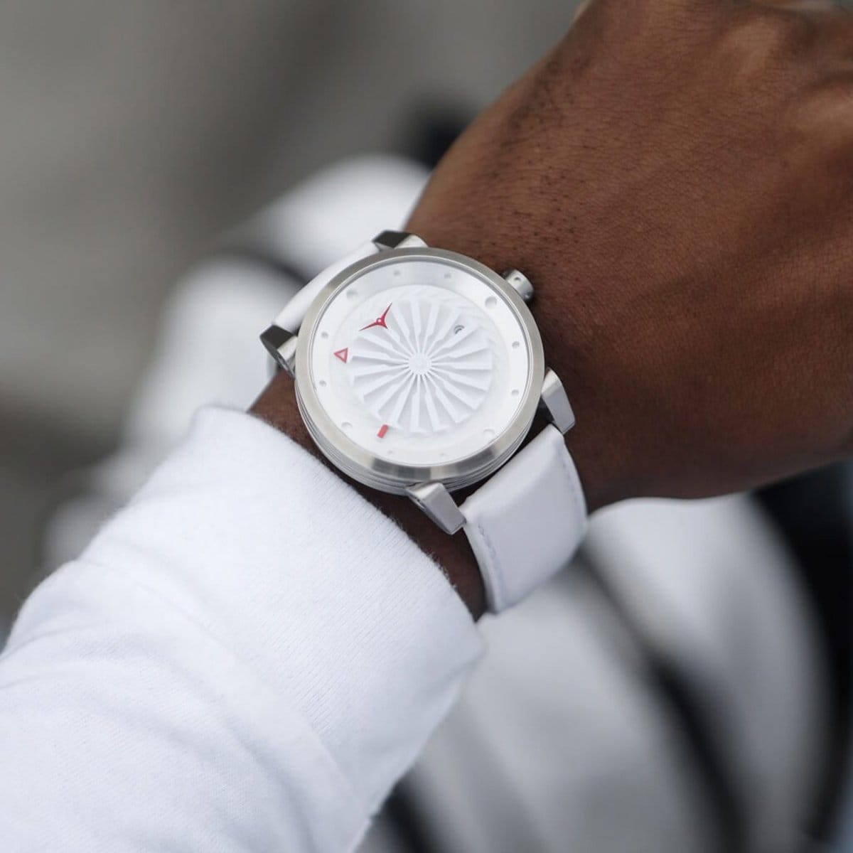 ZINVO BLADE MAGIC Analog White Turbine Round Dial Men's Watch - 270