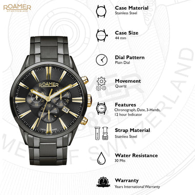 Roamer Superior Chrono Men Watch- 508837 45 85 50
