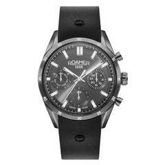 ROAMER Superior Multifunction Swiss Made Black Round Dial Men's Watch - 508982 45 55 05