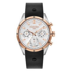 ROAMER Superior Multifunction Swiss Made Silver Round Dial Men's Watch - 508982 49 15 05