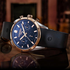 ROAMER Superior Multifunction Swiss Made Blue Round Dial Men's Watch - 508982 49 45 05