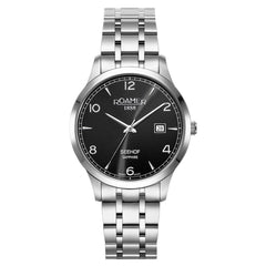 ROAMER Seehof Swiss Made Black Round Dial Men's Watch - 509833 41 54 20