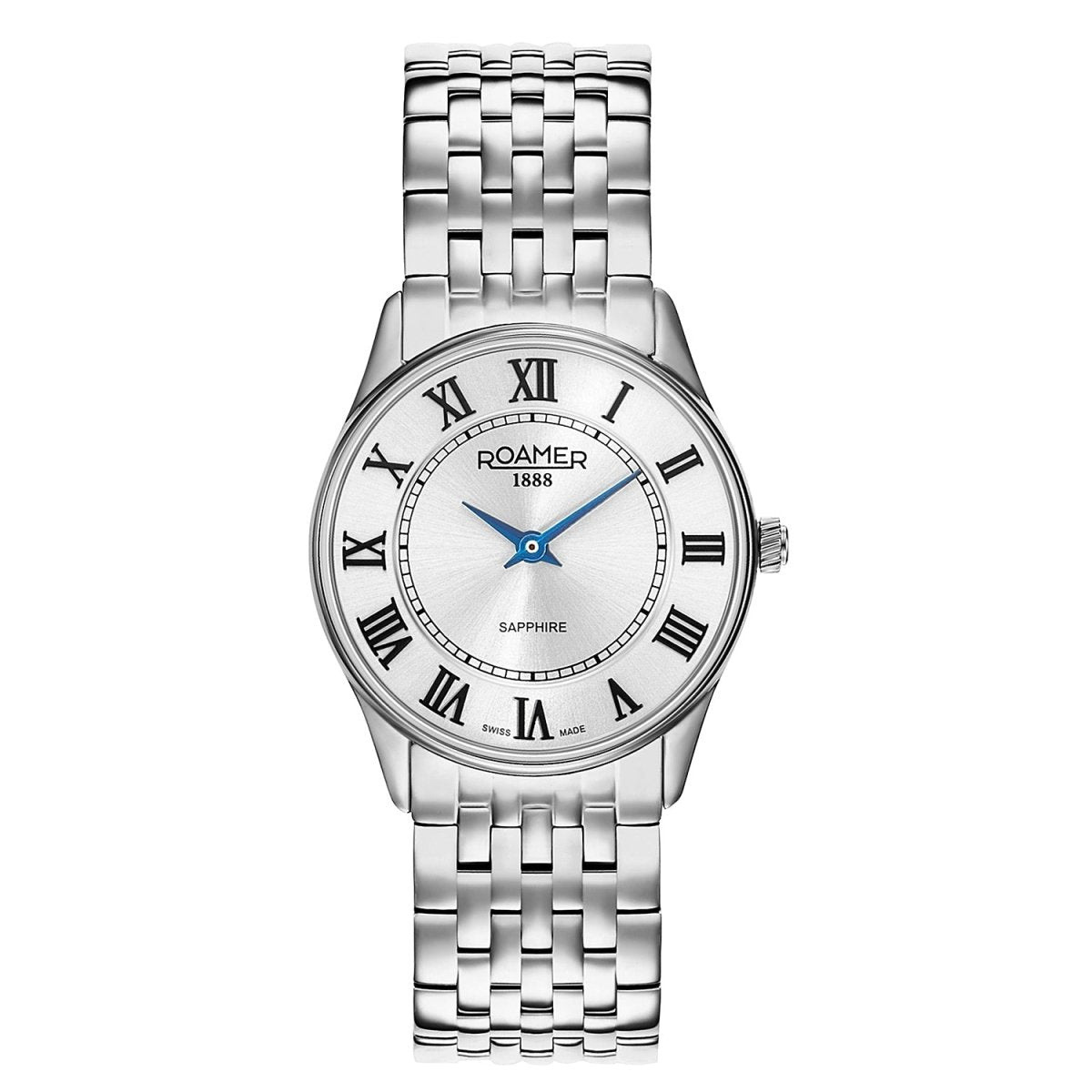 ROAMER Sonata Quartz Silver Round Dial Women's Watch- 520820 41 15 50